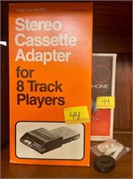 Stereo Cassette Adapter vintage headphones