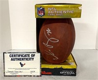 NFL Authentic Game Ball with Autograph