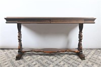Antique Imperial Carved Mahogany Writing Desk
