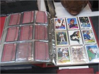 binder of baseball cards approx 270