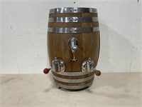 Wooden Keg w/ Taps