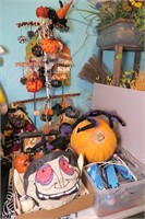 Fall / Halloween Decorations (on table & floor)