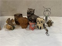 Lot of Vintage Owls