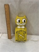 Vintage Yellow Kit Kat Clock Works