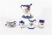 1890's Royal Nippon Porcelain Pitchers, Vase