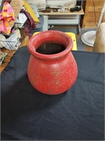 Large red pottery piece