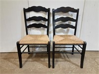 Dining Chairs w/Woven Seats