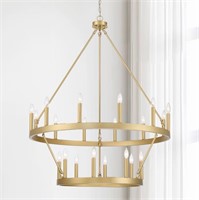 Acroma Nauvoo 20-Light LED Farmhouse Chandelier