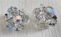 Unauthenticated crystal vintage earrings