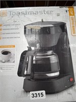 TOASTMASTER COFFEE MAKER 5 CUP RETAIL $40