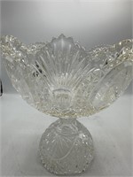 Crystal bird footed bowl