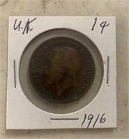 1916 GREAT BRITAIN COIN