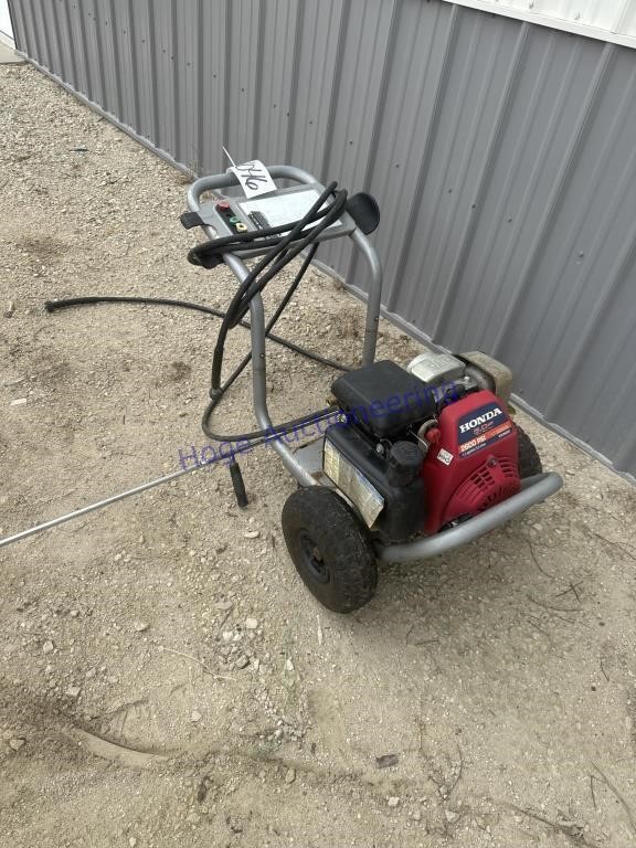 GAS-POWERED PRESSURE WASHER, ALWAYS DRAINED
