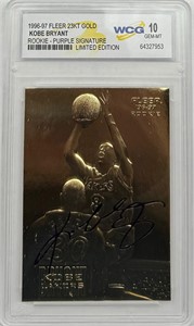 Kobe Bryant Rookie Signature Card