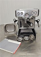 BREVILLE S/S C/T SINGLE HEAD ESPRESSO MACHINE