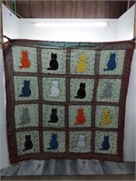 Handmade Cat Quilt