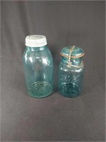 Ideal Ball Quart Jar with Wire/Glass Lid