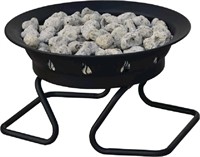 New Portable 18.5" Propane Gas Outdoor Fire Bowl/F