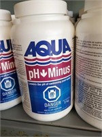 11 LARGE BOTTLES - AQUA PH MINUS, 3 KG EA