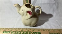 Shawnee Pottery Elephant Creamer,chip on spout