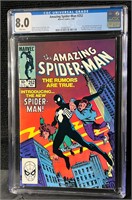 Amazing Spider-man 252 CGC 8.0 1st Black Costume