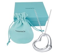 Tiffany & Co. Open Heart Necklace