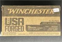 WINCHESTER 9MM LUGER 50 ROUNDS