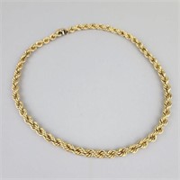 14K Gold Rope Chain.