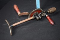 Antique Eggbeater hand drill brace