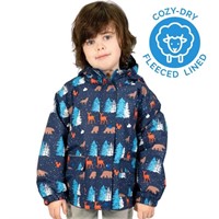Cozy-Dry Waterproof Rain Jacket | Woodland