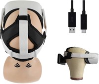 3-in-1 padded head strap with magnetic charging