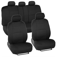 48x24x1in Black Full Set Car Seat Cover