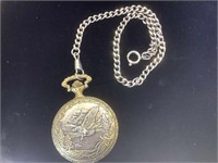 Magestron  Quartz  Eagle Design pocket watch w/