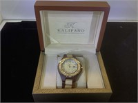 Kalifano  Natural Wood made watch, w/ box