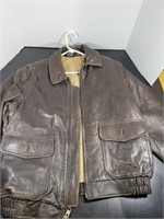 Vintage Leather Jacket Size Med.