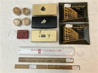 Vintage Coin Trays/Office Items WG