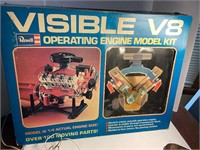 Vintage Revell Store Display Visible V-8 Works!