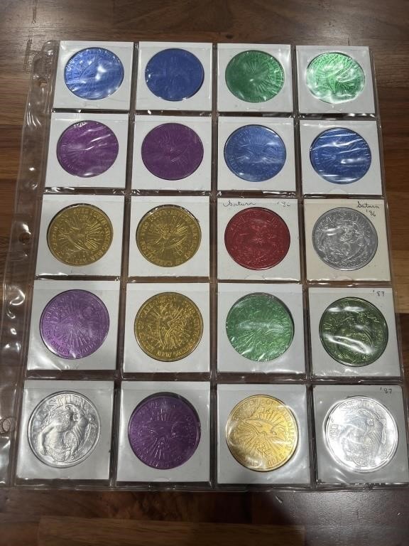 Mardi Gras Doubloon Auction