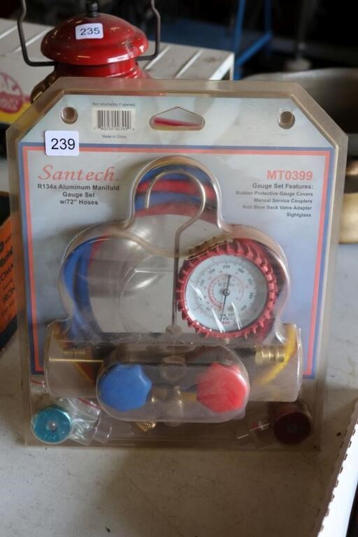 STANTECH ALUMIMNUM MANIFOLD GAUGE GUN SET