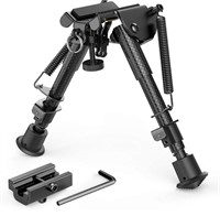 Feyachi Carbon Fiber Tactical Rifle Bipod 6"-9"