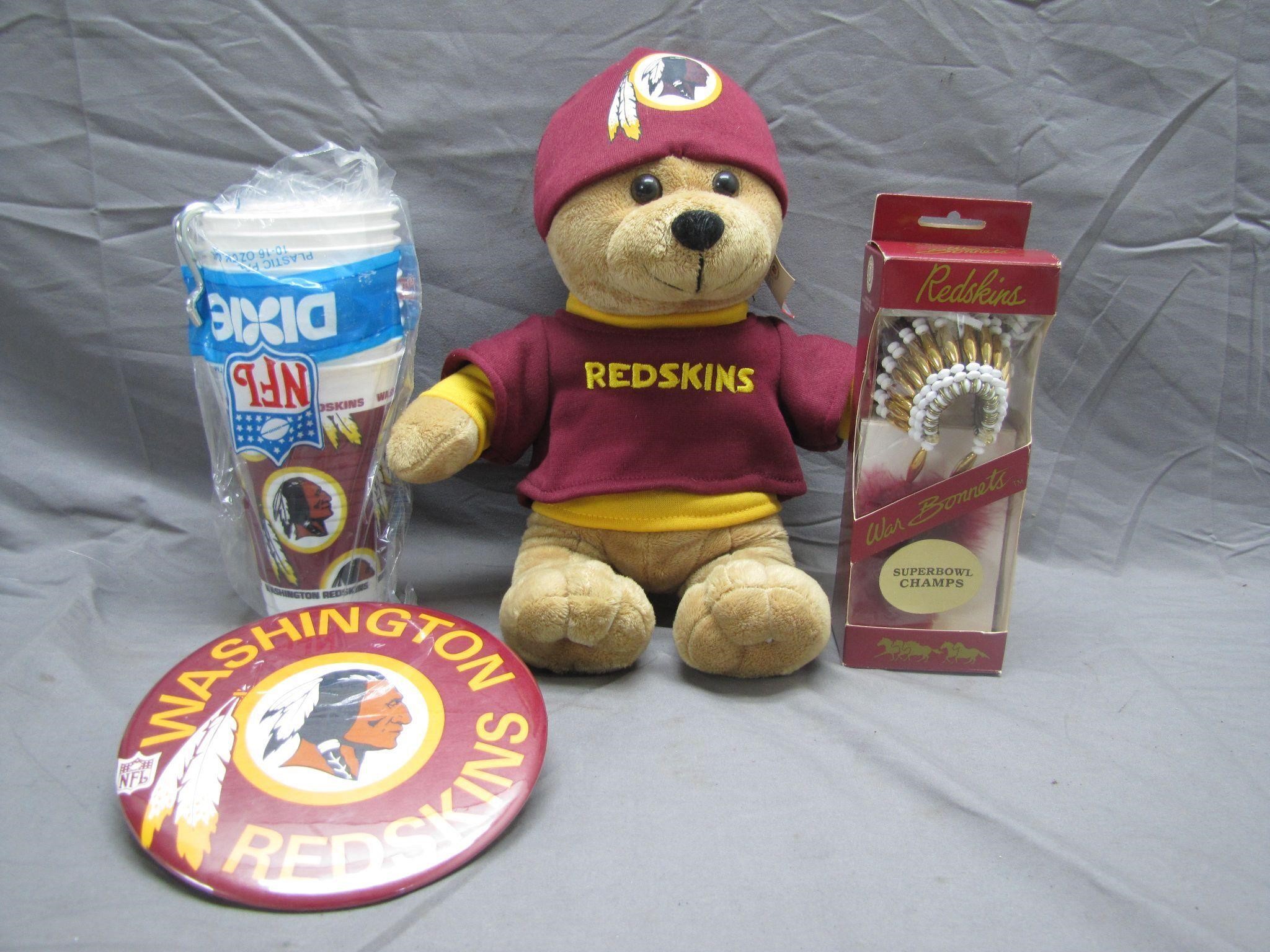 Vintage Washington Redskins Memorabilia Lot