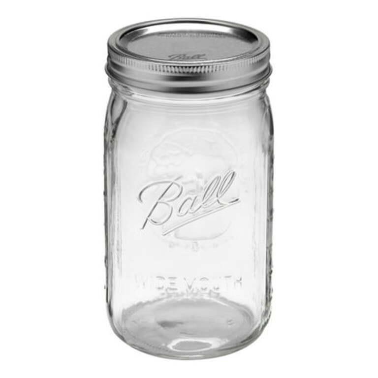 Ball Wide Mouth Quart Canning Jars  12-Pack