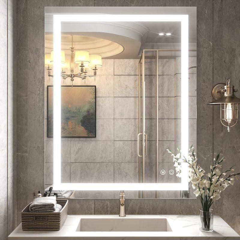 TETOTE 30" x 36" Bathroom LED Vanity Mirror