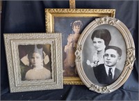 Antique Ornately Framed  Photos