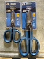 Tinner Snips in Assorted Sizes x 2Pcs