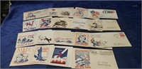 (19) WWII Era Envelopes