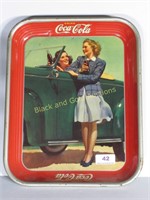 1942 Coca-Cola Serving Tray