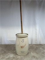 Red Wing Stoneware 3 Gallon Butter Churn, Does
