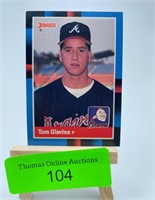 1988 Donruss #644 Tom Glavine Rookie Card
