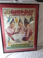 Vintage Barnum & Bailey Circus Poster Chinese Hair